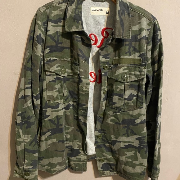 Nasty Gal Pistola Real Friends Camouflage Jacket - Picture 7 of 9